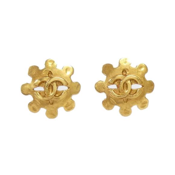 CHANEL Gold Earrings - Picture 1 of 3